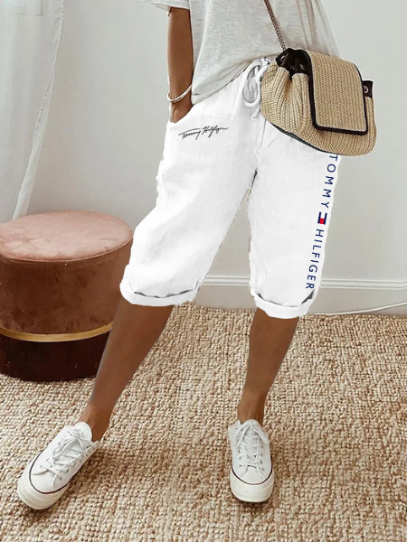 Tommy Damen Shorts | Bequeme Sommer-Shorts mit Elastischem Bund