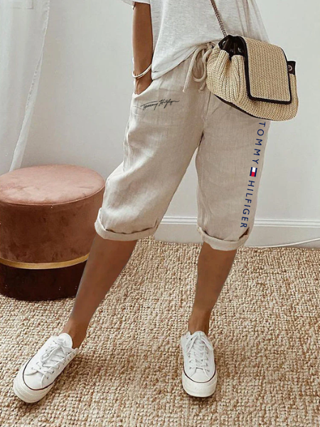 Tommy Damen Shorts | Bequeme Sommer-Shorts mit Elastischem Bund