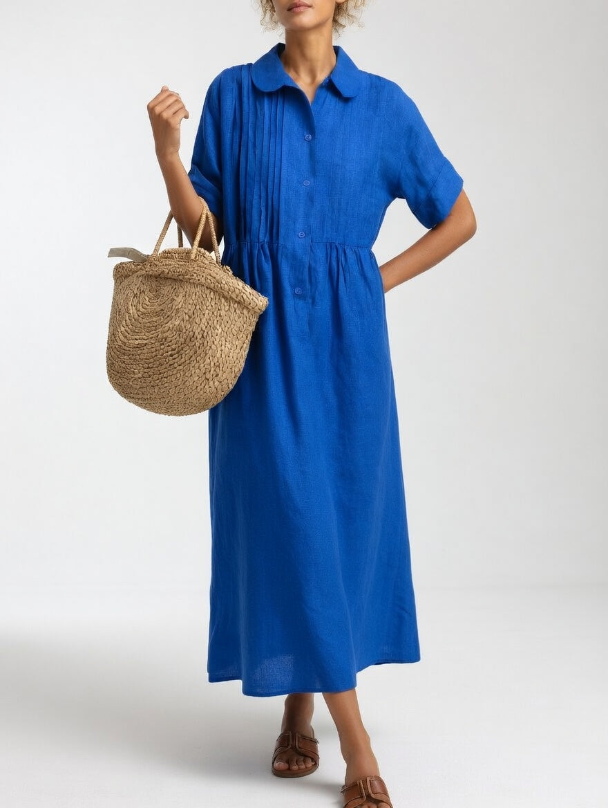 Marlene – Fließendes Sommer-Blusenkleid