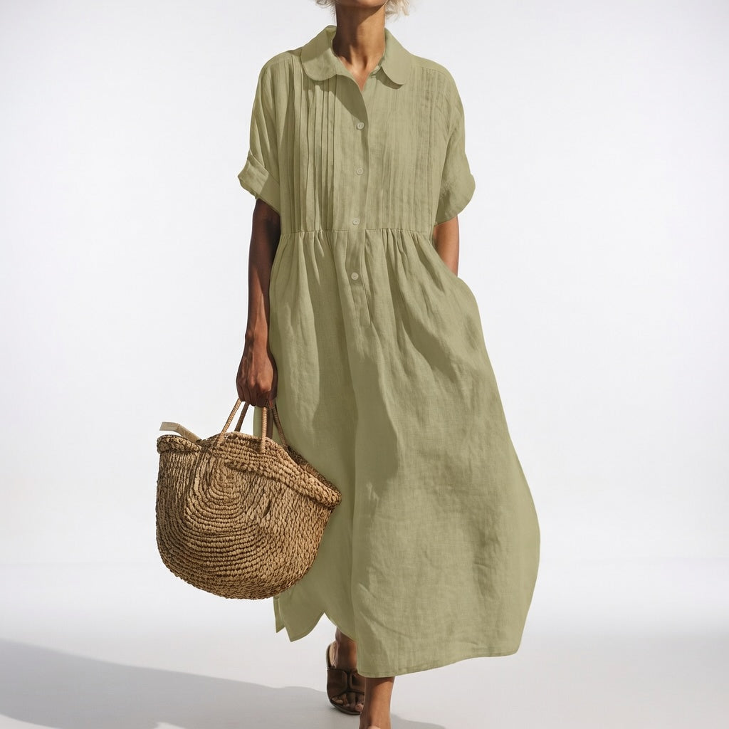 Marlene – Fließendes Sommer-Blusenkleid