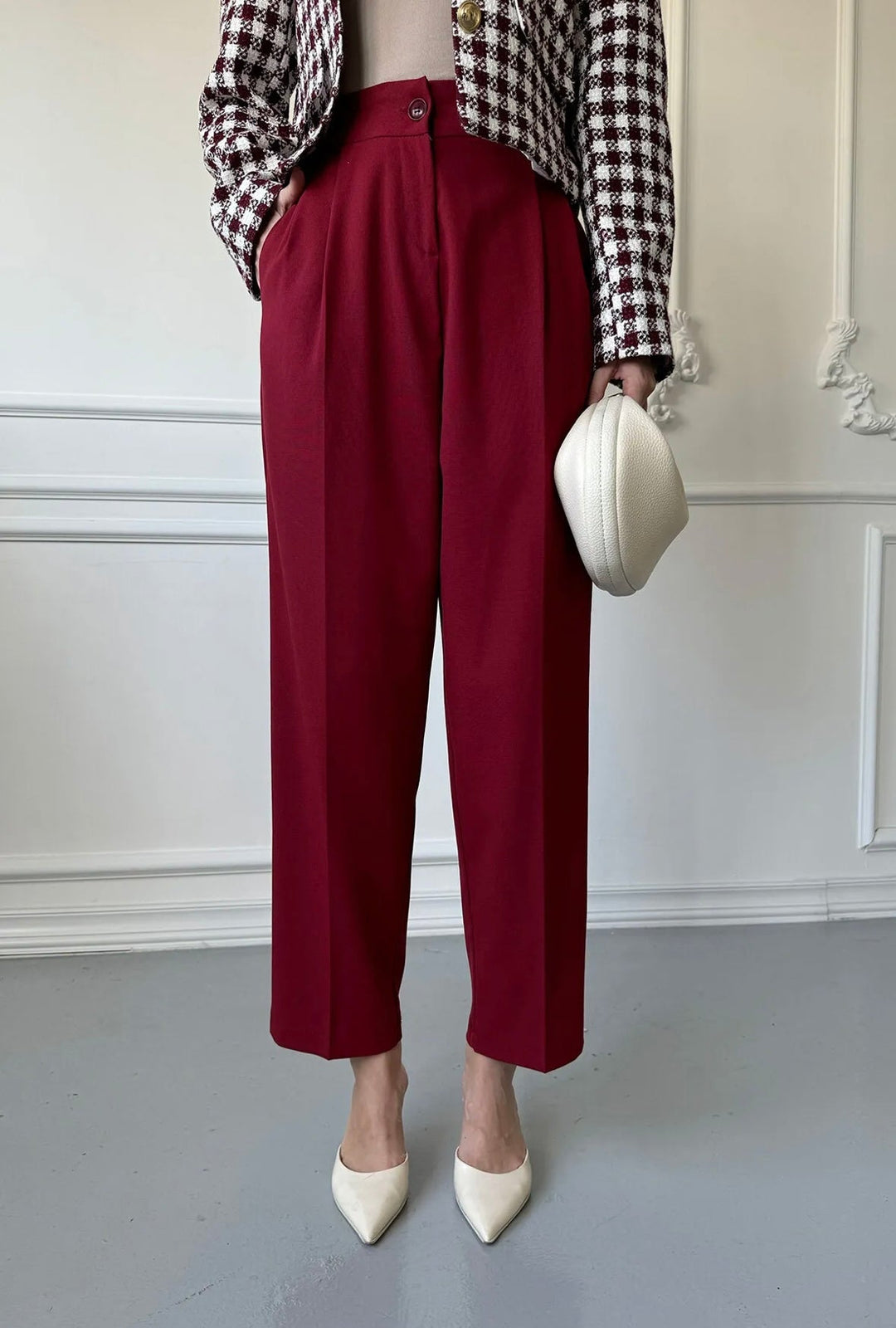VIELSEITIGE KLASSISCHE SLIM-FIT-ANZUGHOSE