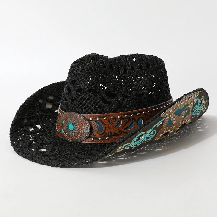 Feldkrone™ - Geflochtener Cowboy-Hut