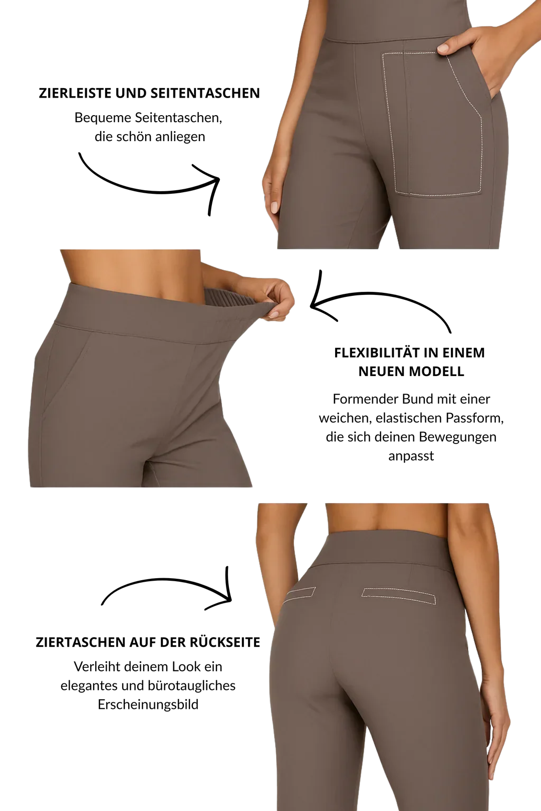 Elara | Komfortable Stretchhose (1 kaufen, 1 gratis dazu)